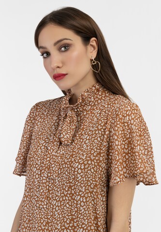 faina - Vestido en beige