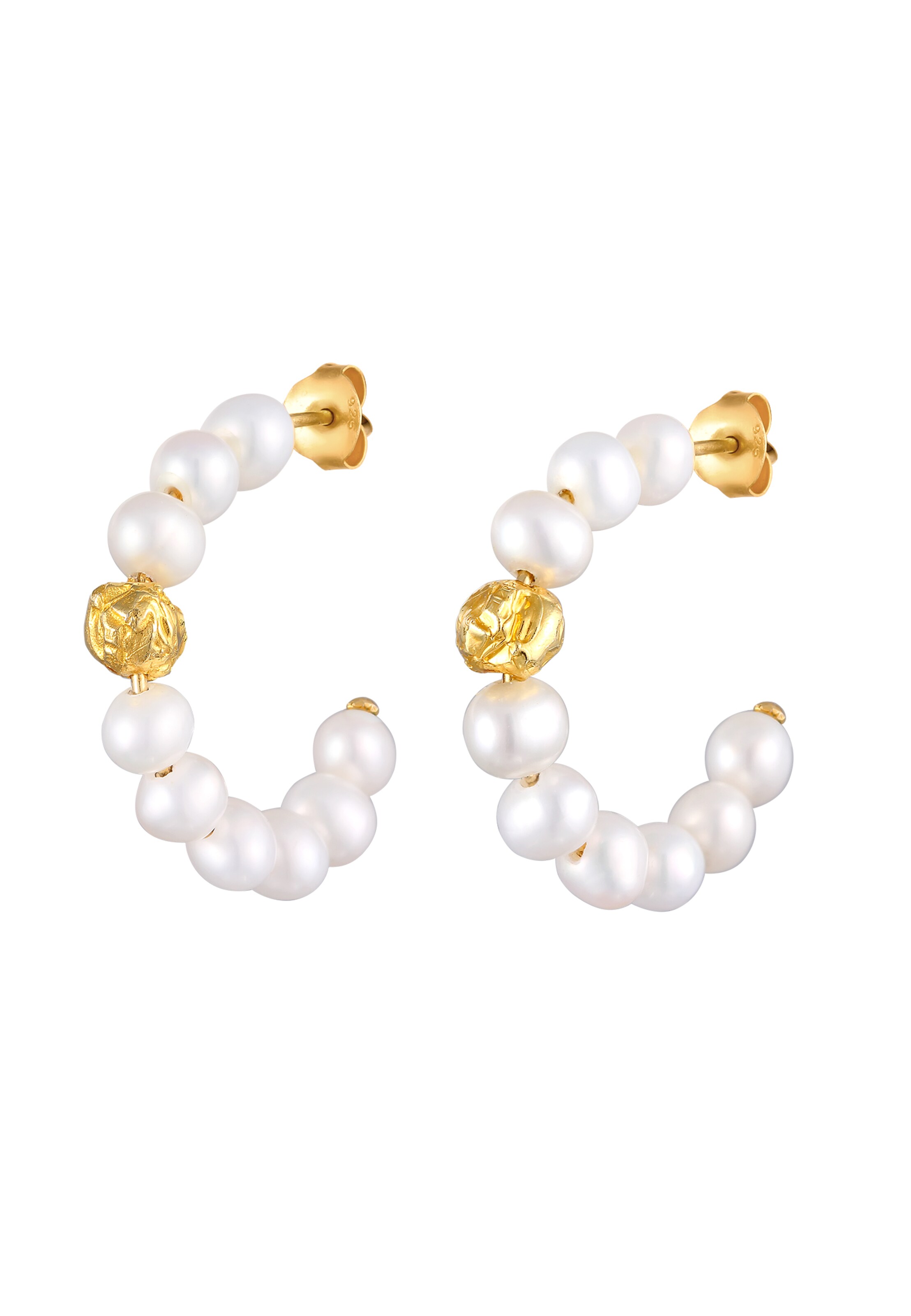 Boucles d'oreilles Haze&Glory en or : devant