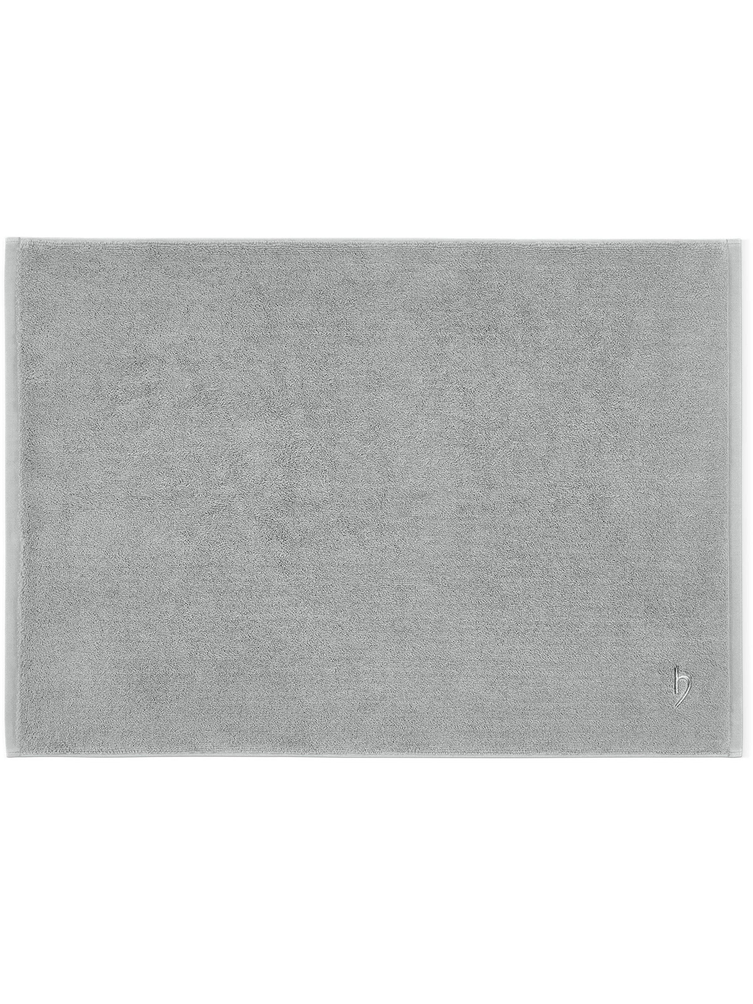 Herzbach home Bathmat 'Pura' in Silver
