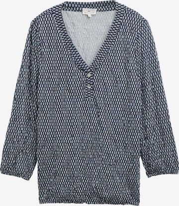 TOM TAILOR Blouse in Blauw: voorkant