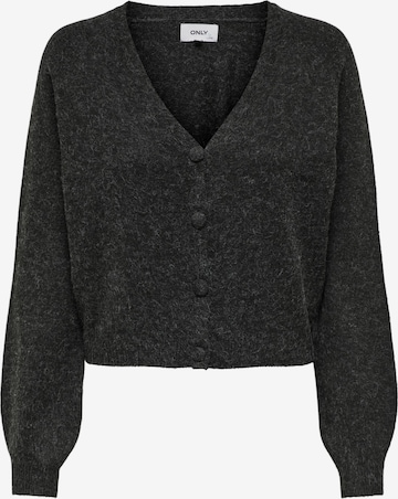 ONLY Knit Cardigan 'NIKELAS' in Black: front