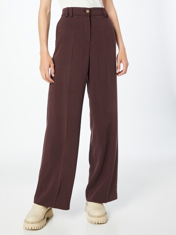 Riani Wide leg Pantalon in Rood: voorkant