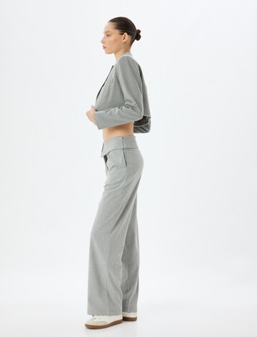 Koton Wide leg Pleat-front trousers in Grey