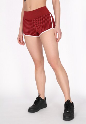 faina Athlsr Skinny Trousers in Red: front