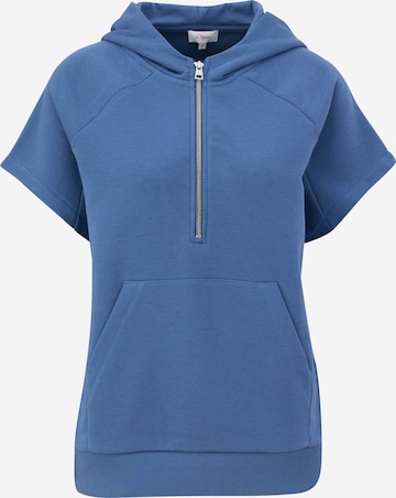 s.Oliver - Sweatshirt em azul: frente