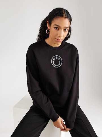 HUGO Свитшот 'Classic' в Черный: спереди