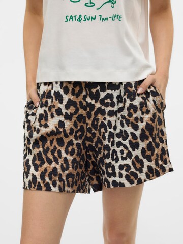 VERO MODA Wide leg Bandplooibroek 'VMJOSIE' in Gemengde kleuren