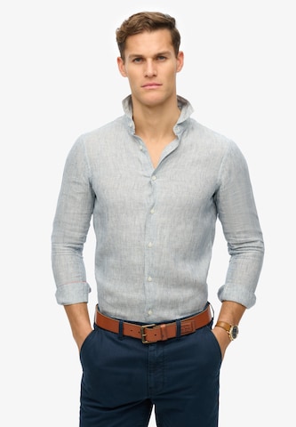 Superdry Regular fit Overhemd in Wit: voorkant