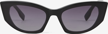 Lunettes de soleil ' AUSGESCHNITTENES SIGNATUR-LOGO ' Karl Lagerfeld en noir : devant