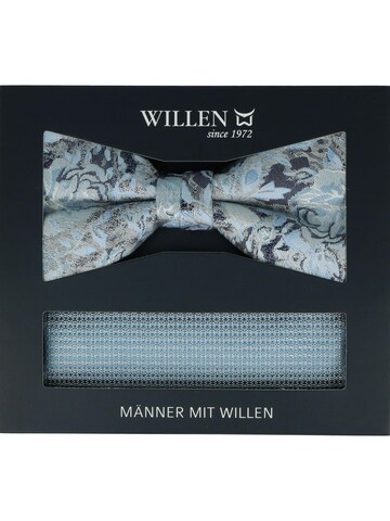 WILLEN Fliege 'Set Floral/ Uni'‌‌‌ in Blau