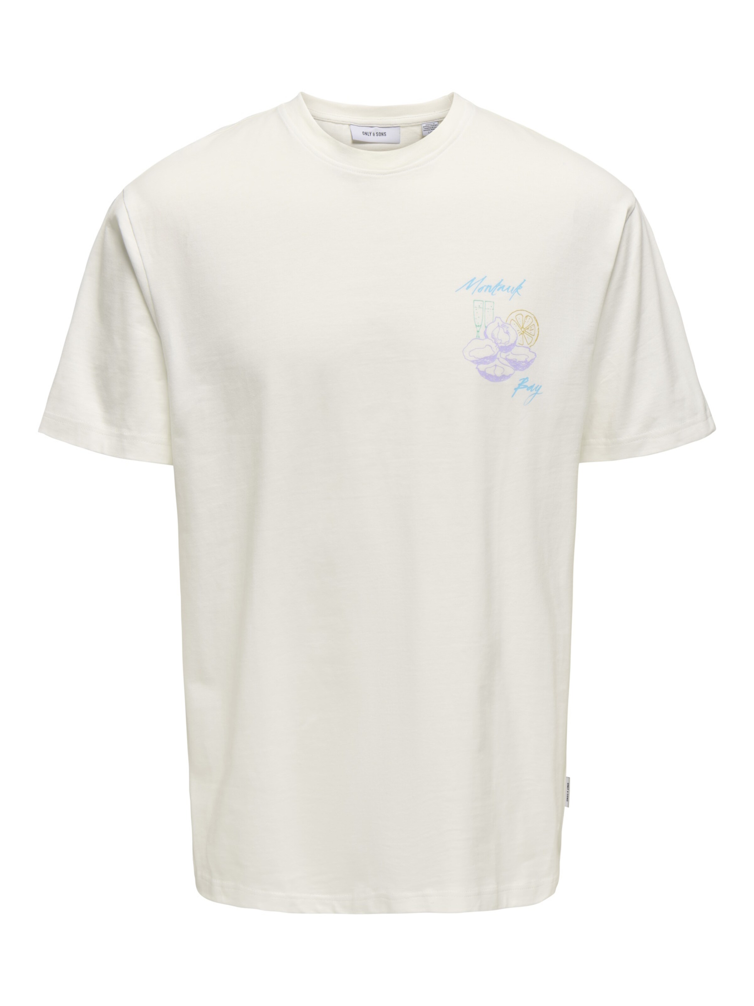Only & Sons Shirt 'Bistro' in White: front
