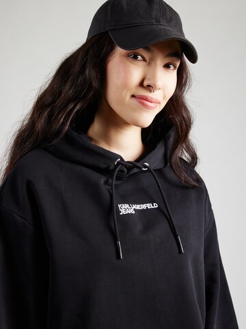 KARL LAGERFELD JEANS Sweatshirt i sort