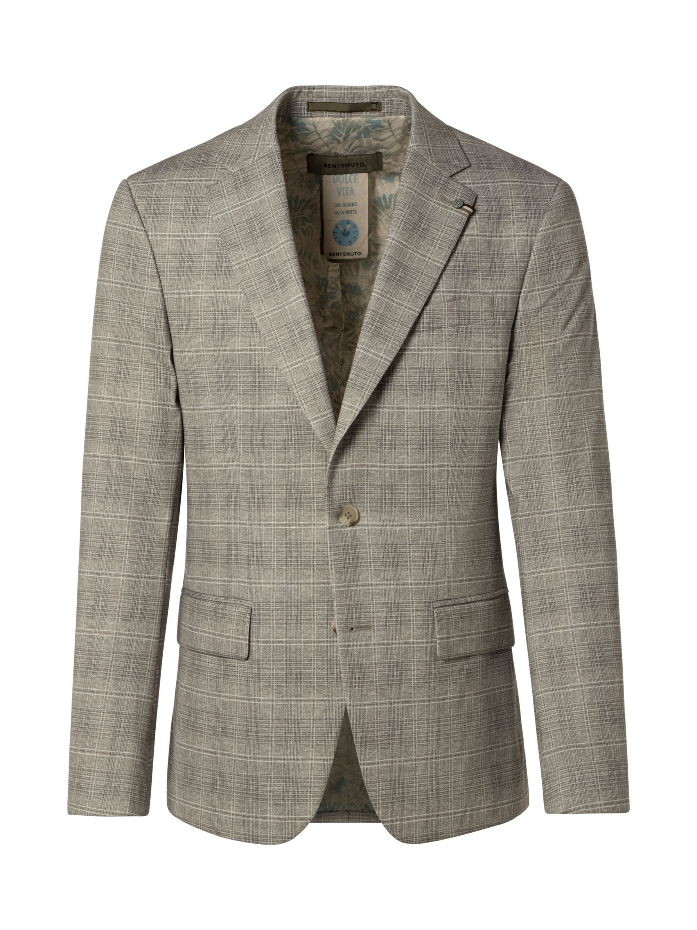 BENVENUTO Pak 'MARIO TORINO kariert 5637' in de kleur Sand, Productweergave