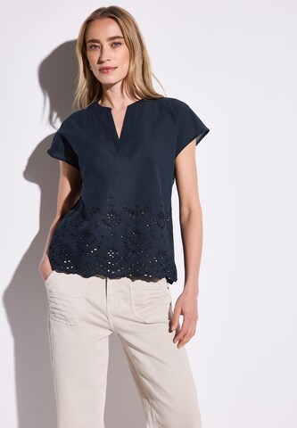 STREET ONE Bluse in Blau: Vorderseite