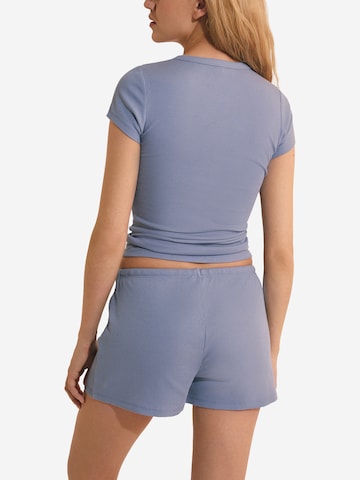 ETAM Short Pajama Set 'JOANI' in Blue