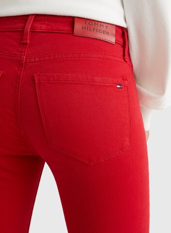TOMMY HILFIGER Skinny Jeansy w kolorze czerwony