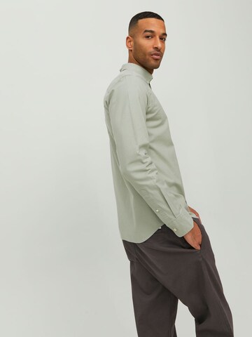 JACK & JONES Regular fit Button Up Shirt 'JPRBLUBrook' in Green