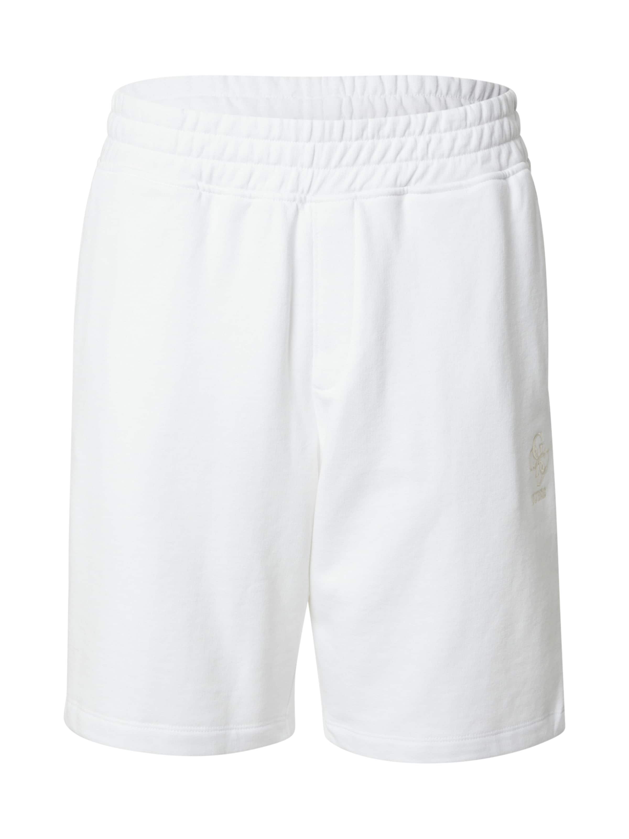 GUESS Regular Broek 'CLOVIS' in Wit: voorkant