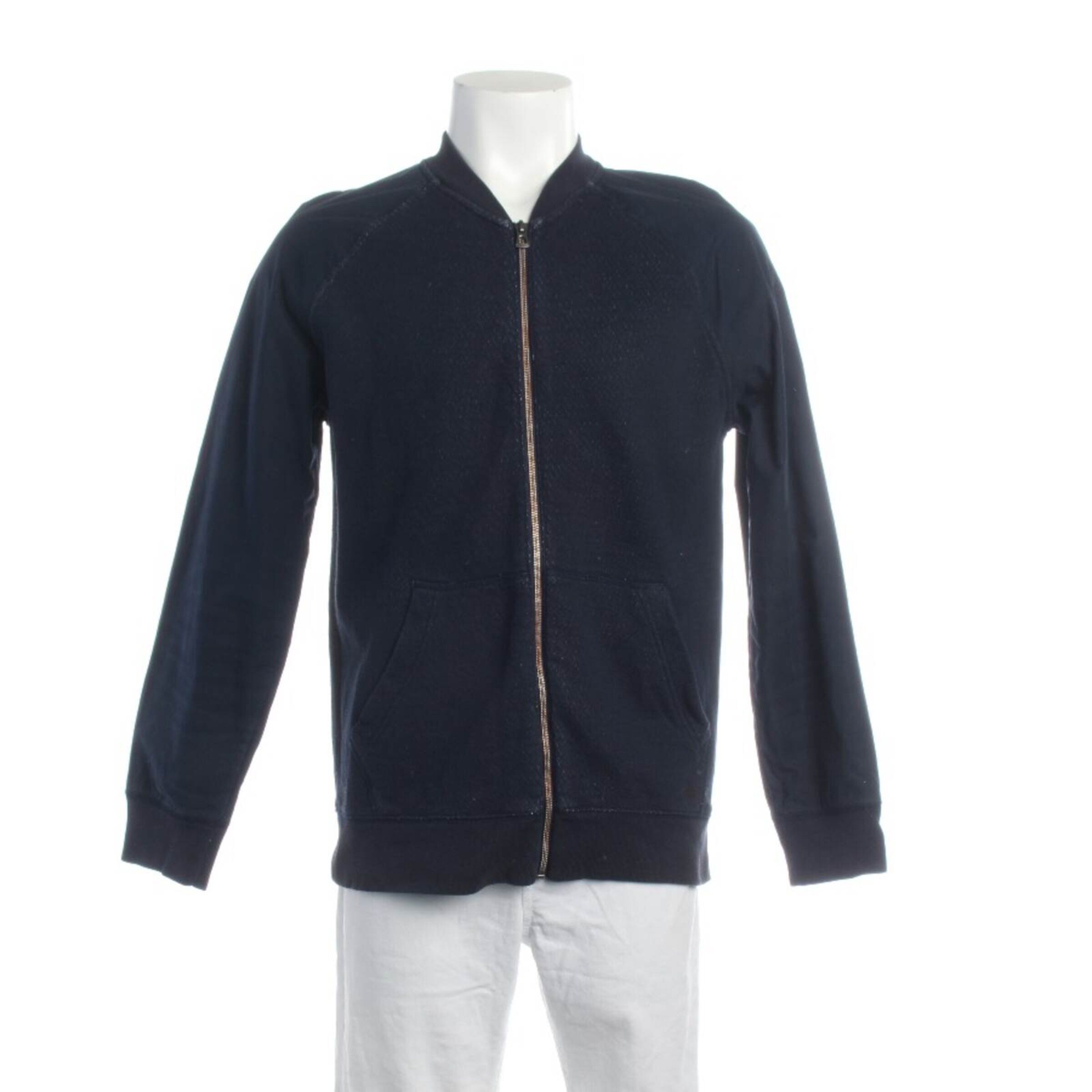 BOSS Sweatshirt & Zip-Up Hoodie in S in Blue: front