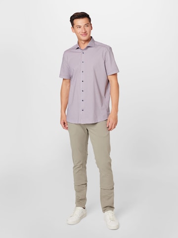 OLYMP Regular fit Button Up Shirt in Red