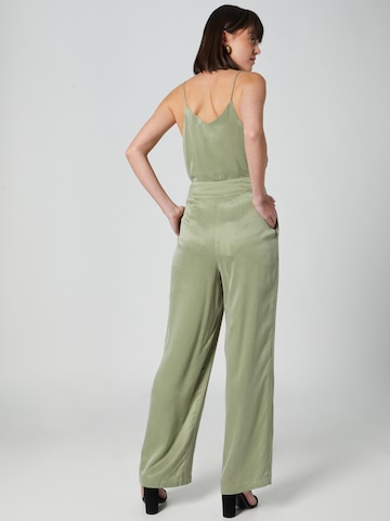 Guido Maria Kretschmer Women Wide leg Bandplooibroek 'Silvia' in Groen