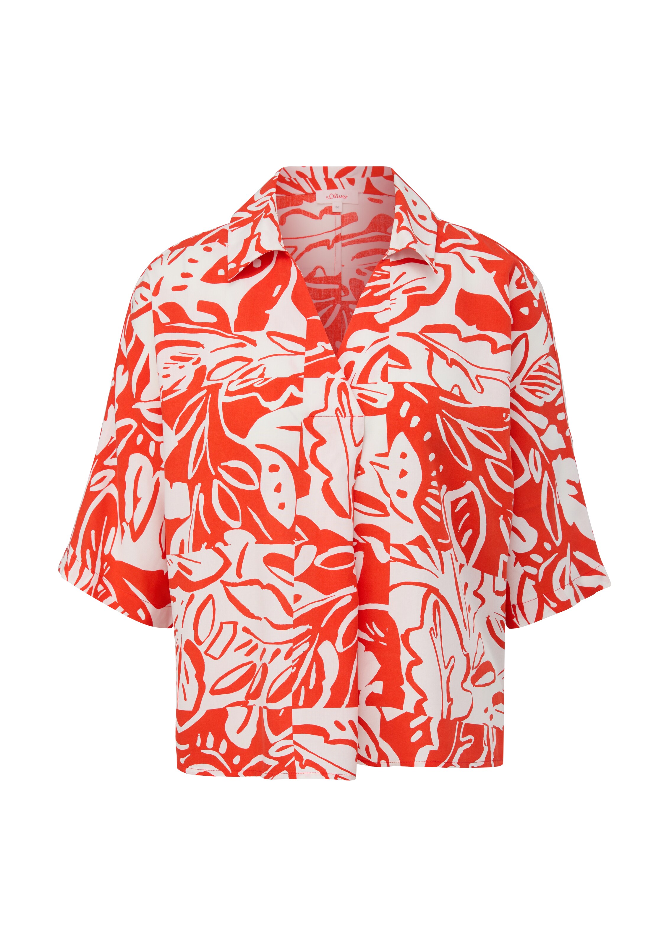 s.Oliver Bluse in Rot: Vorderseite
