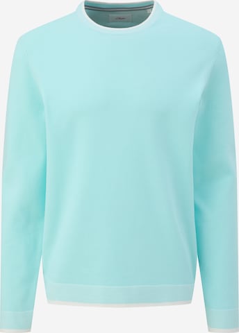 Pull-over s.Oliver en bleu : devant