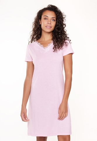LingaDore Pajama Shirt in Pink: front