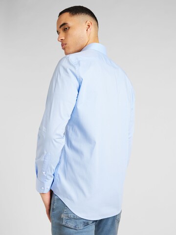 Coupe regular Chemise business 'FLEX' TOMMY HILFIGER en bleu