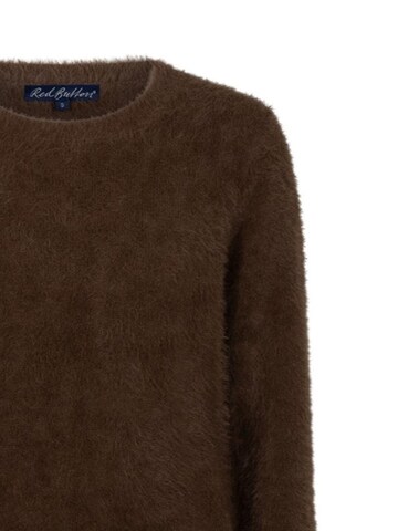 Red Button Gebreide top 'RB sweet fuzzy praline trui' in Bruin