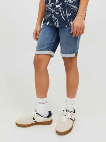 Jack & Jones Junior Baggy Broek 'rick' in Blauw
