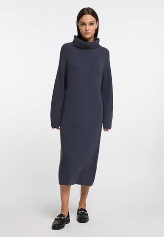 RISA Knitted dress in Blue: front