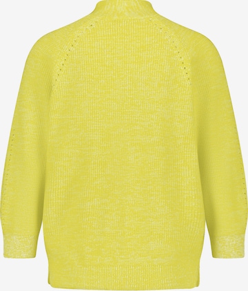 TAIFUN Knit Cardigan in Yellow