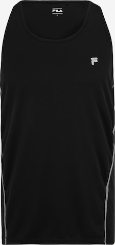 FILA Funkční tričko 'LEPS' – černá: přední strana