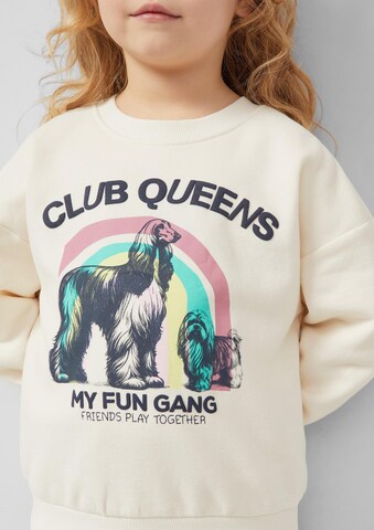 s.Oliver Sweatshirt in Beige