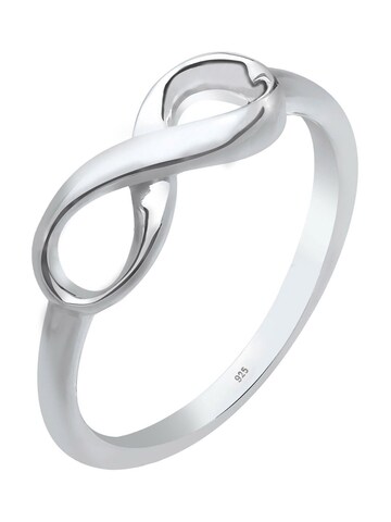 ELLI Ring 'Infinity' in Zilver: voorkant