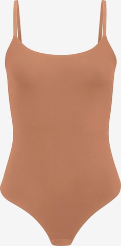 Body modelant LASCANA en marron : devant