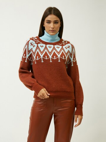 Influencer - Jersey en beige: frente