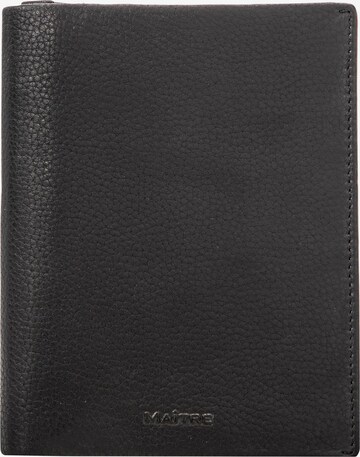 Maître Wallet in Black: front