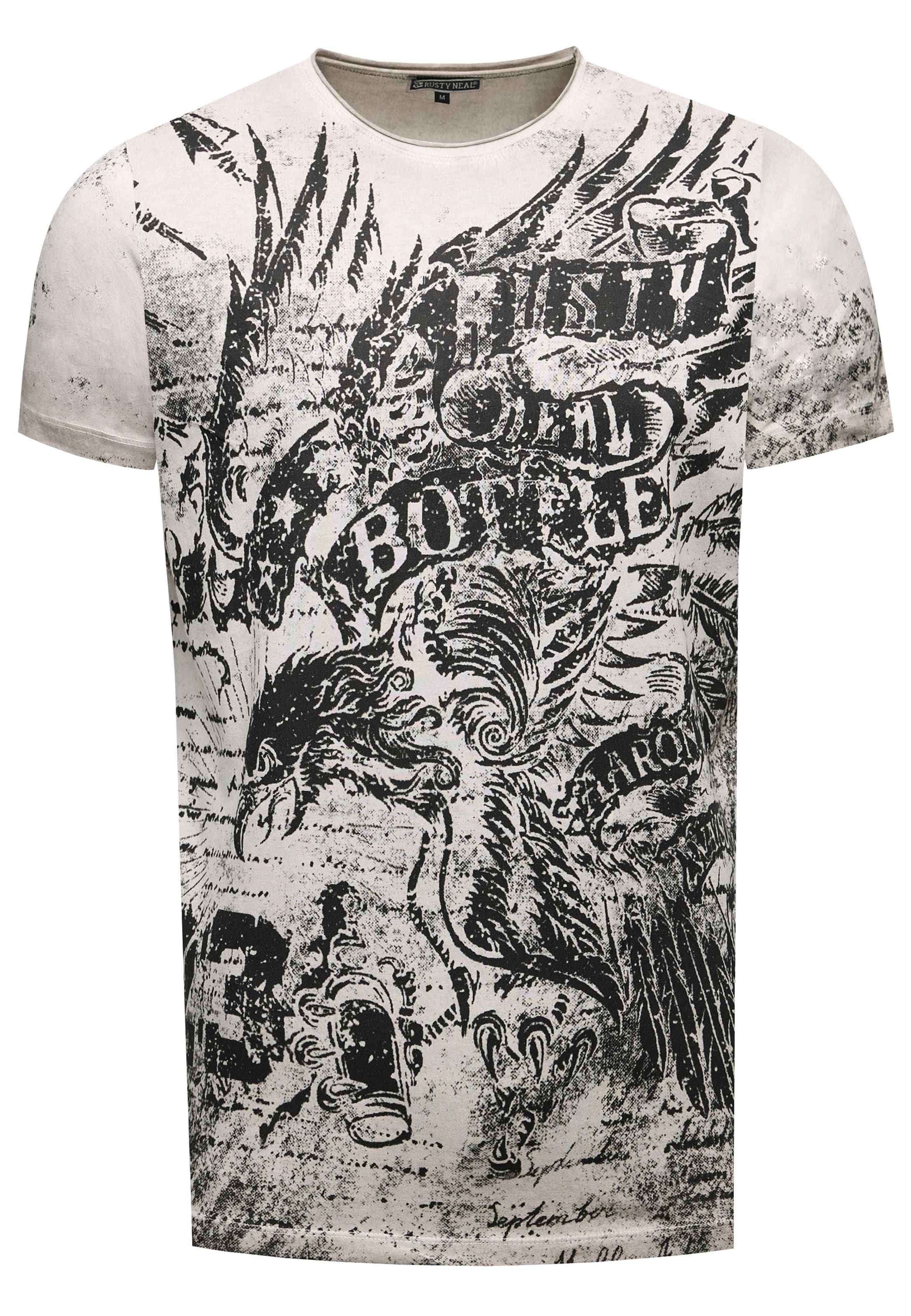 Rusty Neal T-Shirt in Grau: Vorderseite