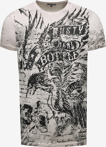 Rusty Neal T-Shirt in Grau: Vorderseite