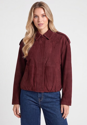 DreiMaster PREMIUM Jacke in Rot: Vorderseite