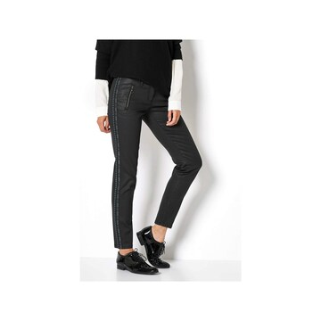 TONI Regular Pants in Black: front