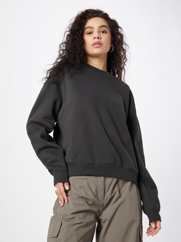 WEEKDAY - Sweatshirt 'Essence Standard' em cinzento: frente