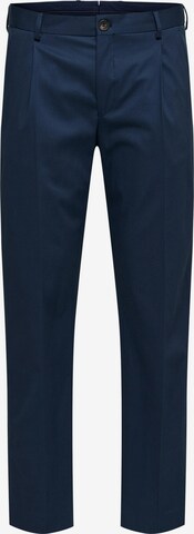 SELECTED HOMME Обычный Плиссированные брюки 'Gibson' в Синий: спереди