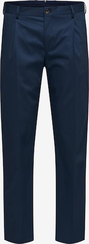 SELECTED HOMME - regular Pantalón de pinzas 'Gibson' en azul: frente