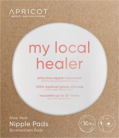 Apricot Nipple Pads in weiß, Produktansicht