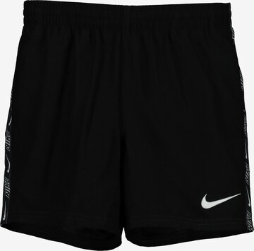 Shorts de bain ' Logo Tape Lap 4 inch ' Nike Swim en noir : devant