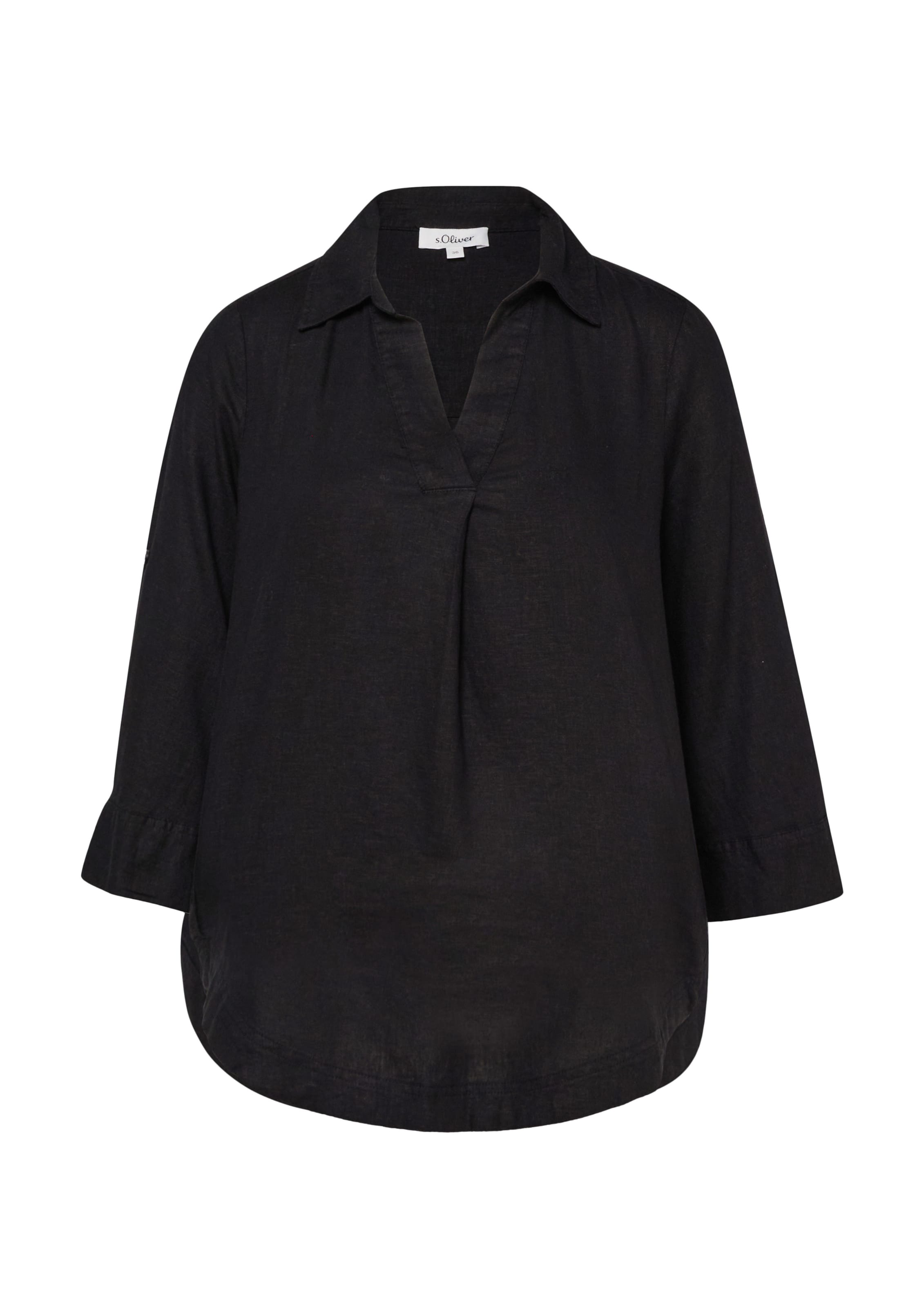 s.Oliver Blouse in Black: front