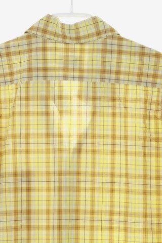 LACOSTE Button Up Shirt in L in Yellow